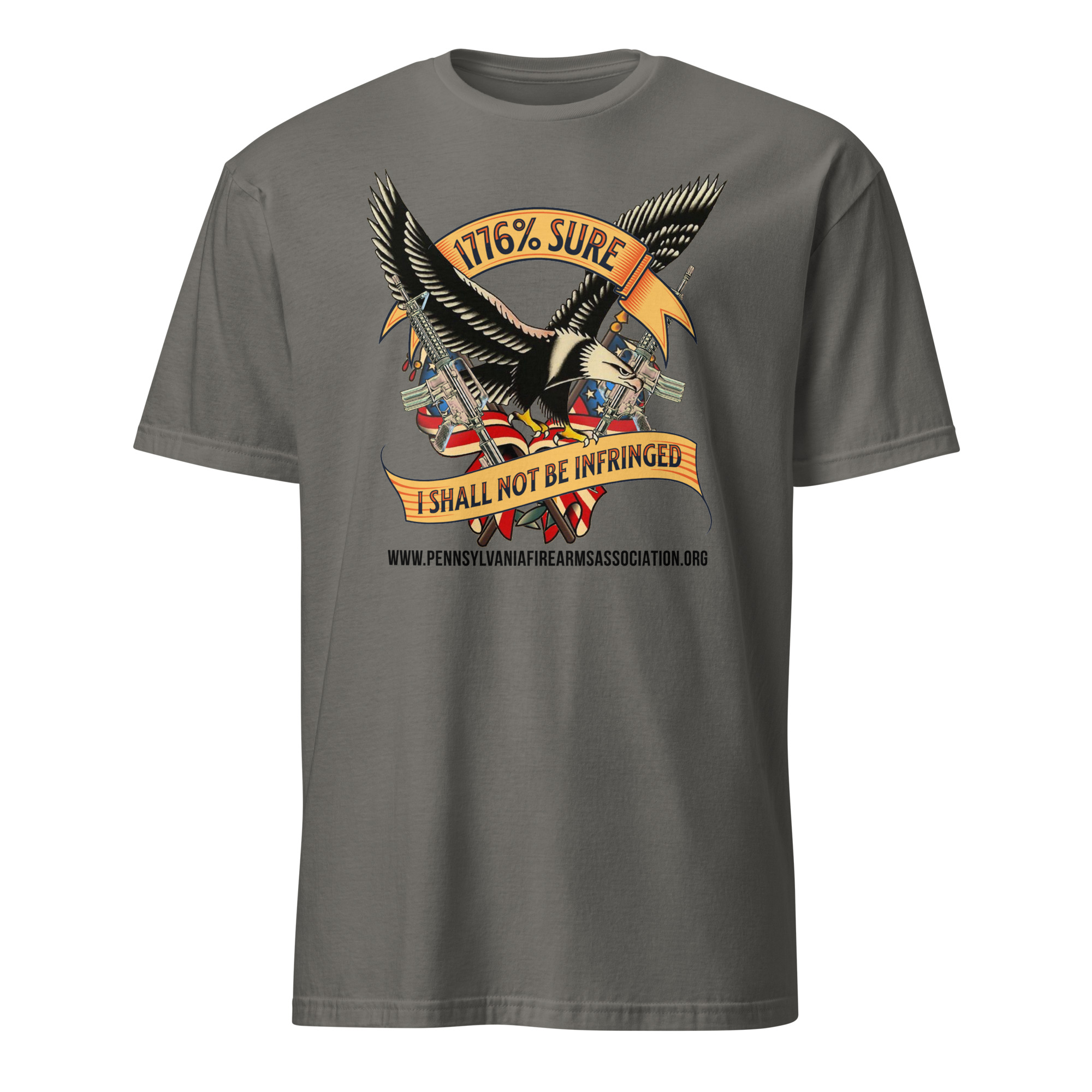 Supersoft – Short-Sleeve – Unisex – Black Text “I’m 1776% Sure” - Image 3