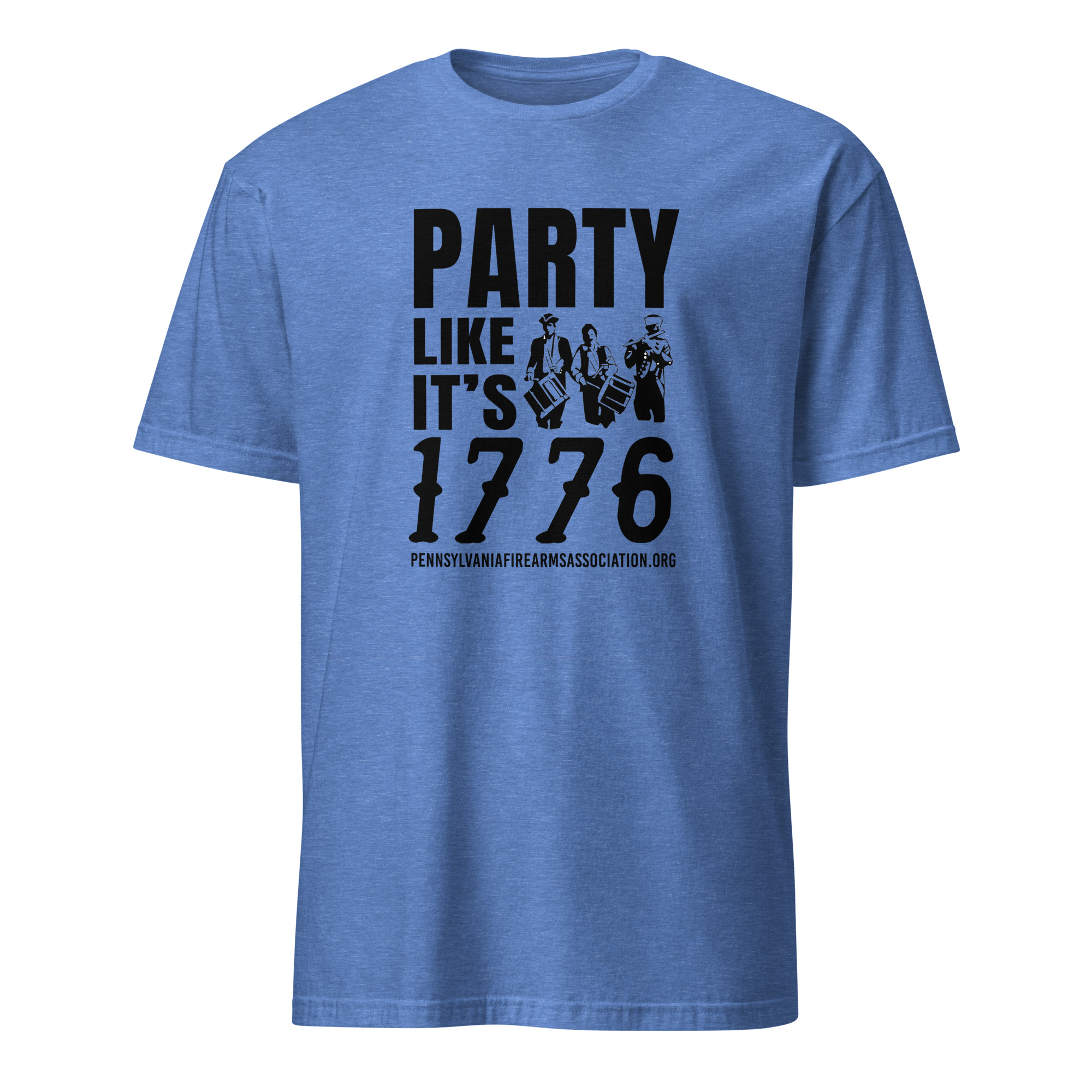 Supersoft – Short-Sleeve- Unisex – Dark Text – “Party Like It’s 1776” - Image 4