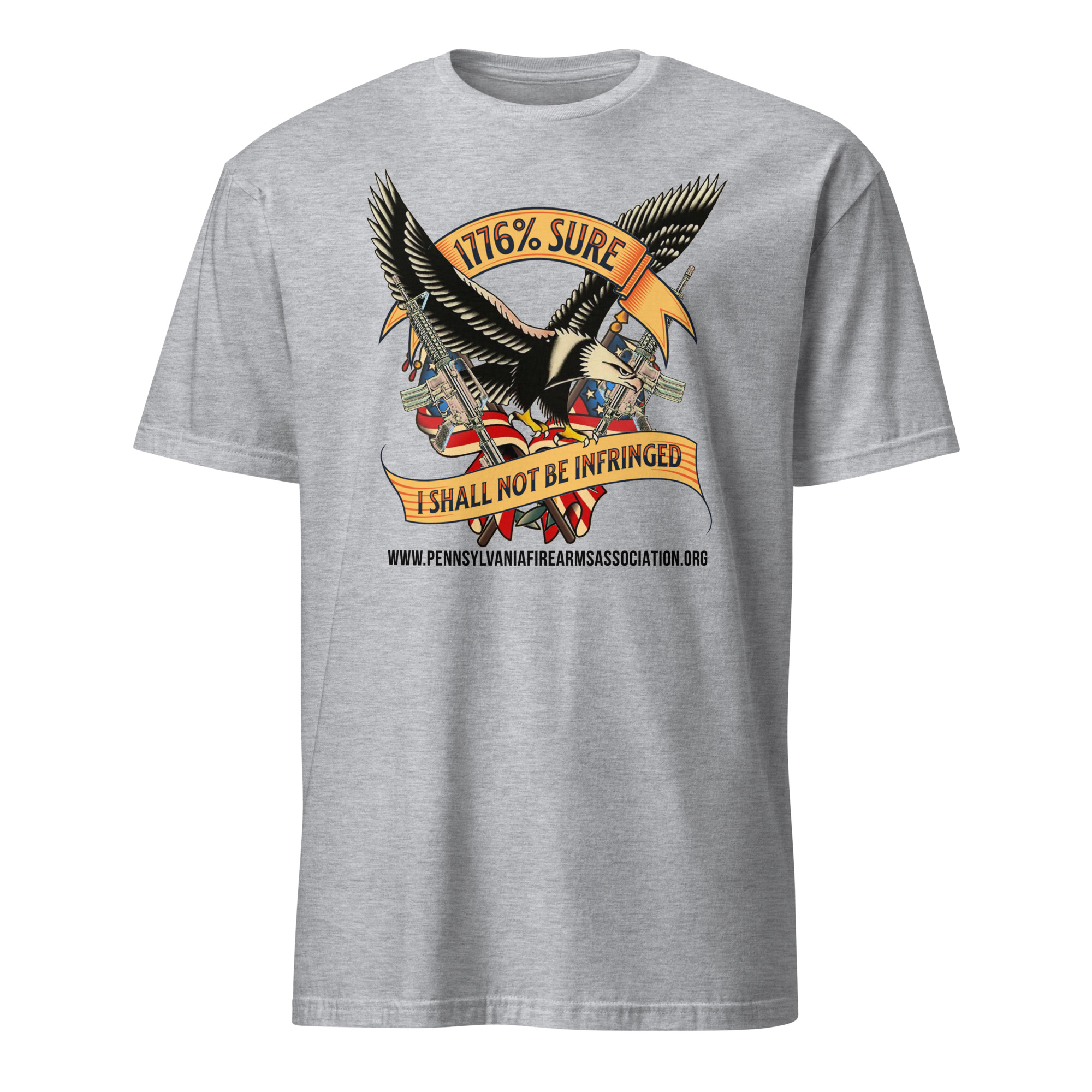 Supersoft – Short-Sleeve – Unisex – Black Text “I’m 1776% Sure” - Image 5