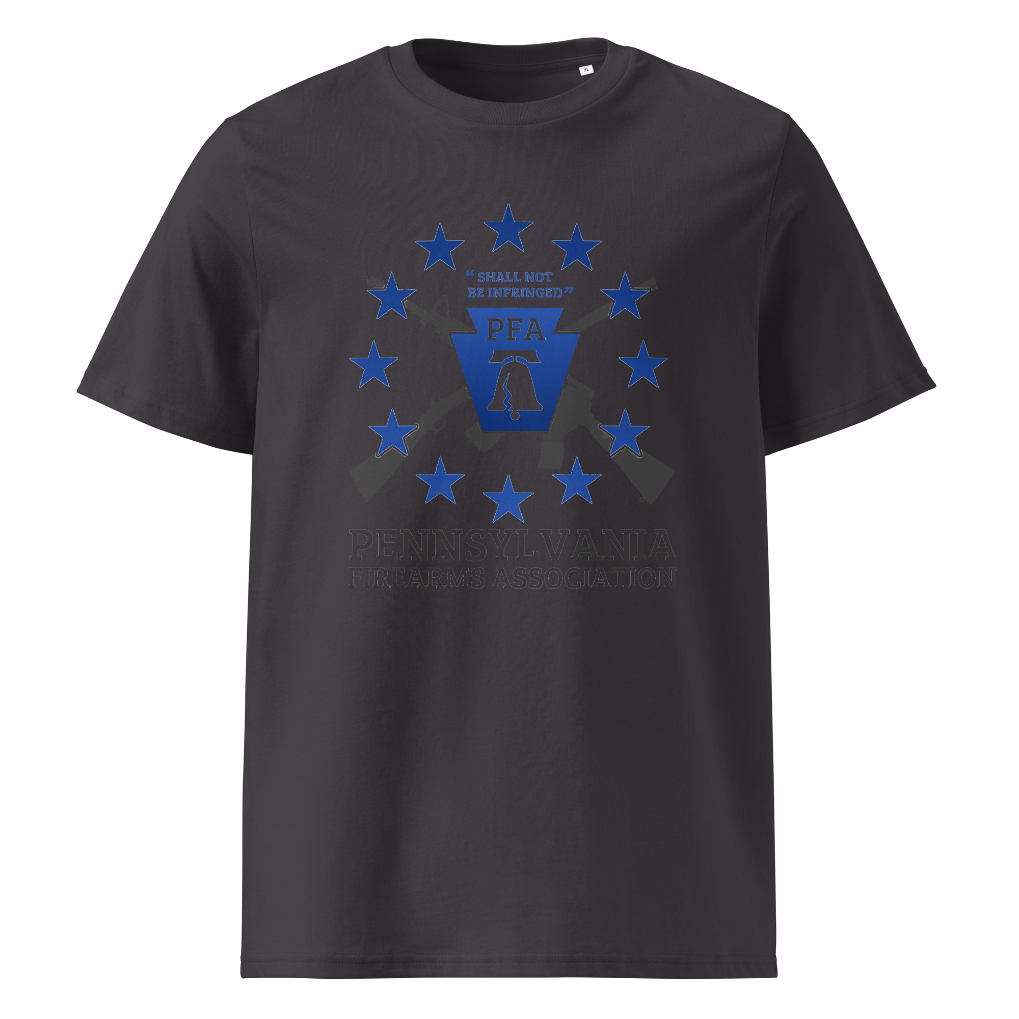 Unisex organic ribbed neck t-shirt - Image 7