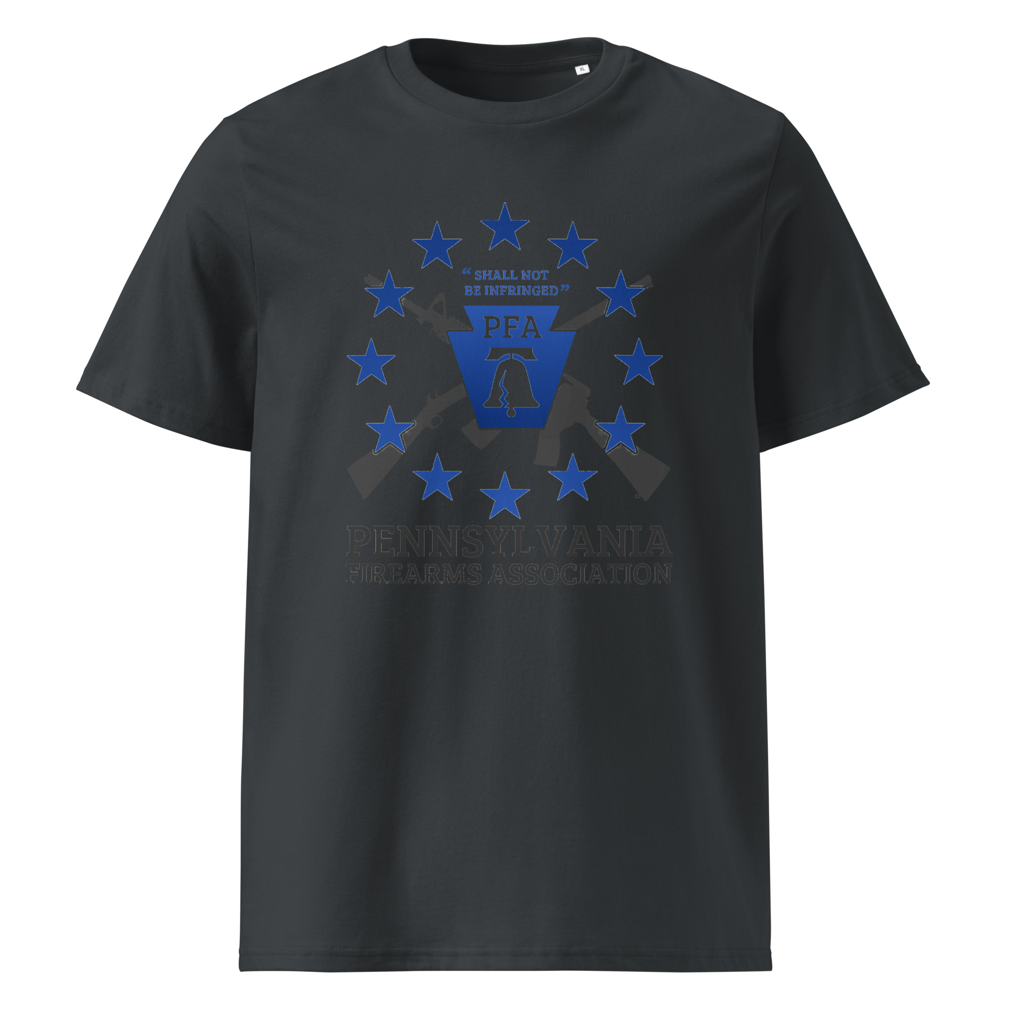 Unisex organic ribbed neck t-shirt - Image 6