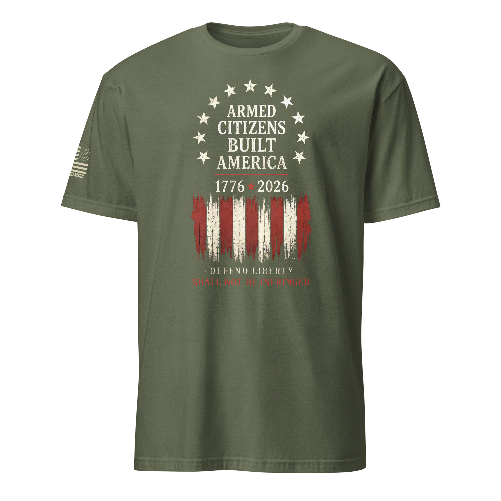 Supersoft – Short Sleeve – Unisex – “Armed Citizens Built America” - Image 3