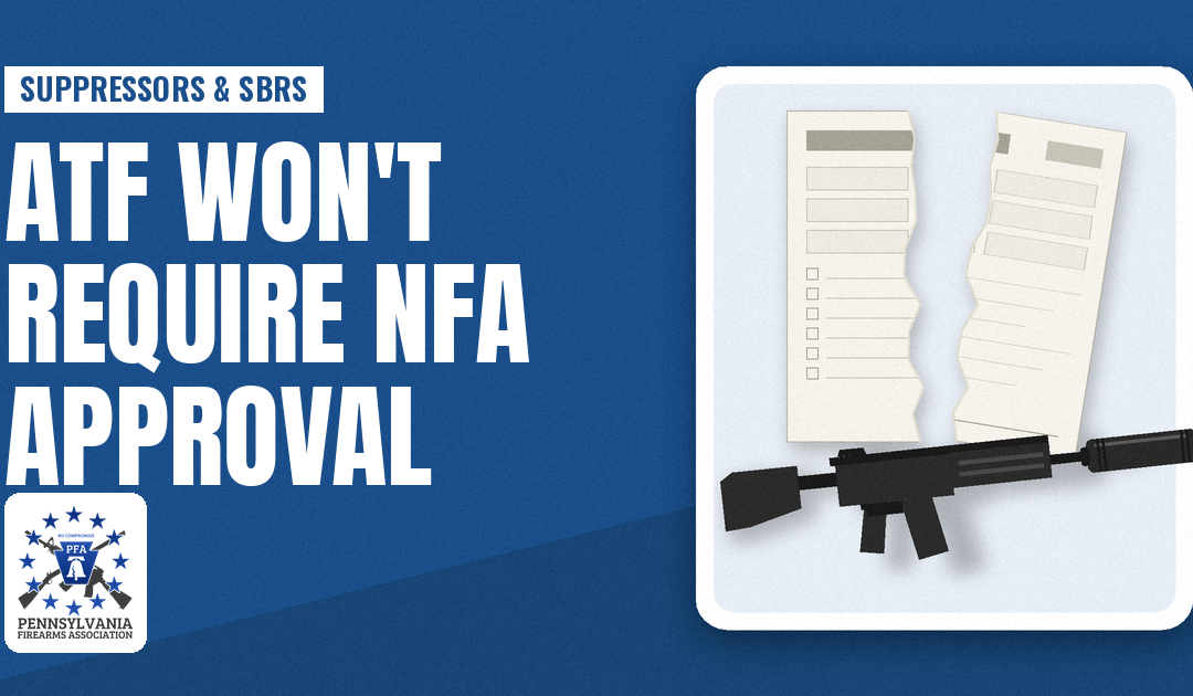 Week Ending Oct. 10: ATF Won’t Require NFA Approval for Suppressors or SBRs